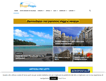 Tablet Screenshot of bloggaviaggio.com